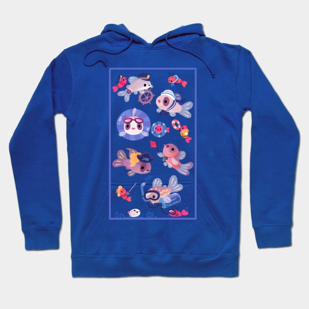 Cory cats on voyage Hoodie by pikaole